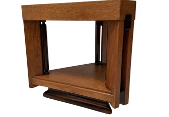 Art Deco Modernist Triangular Side Table by Anton Lucas, 1920s